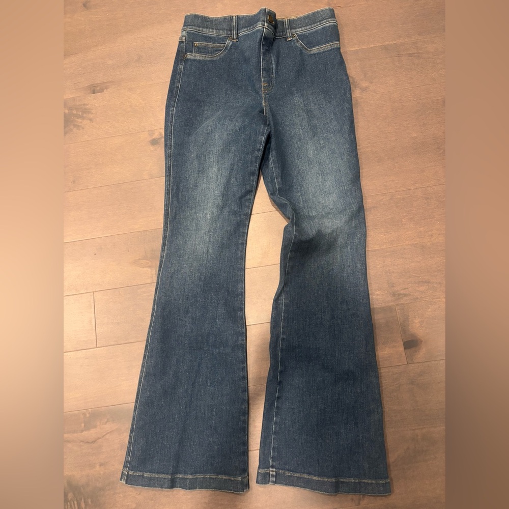 SPANX Dark Blue Flare Women's Jeans